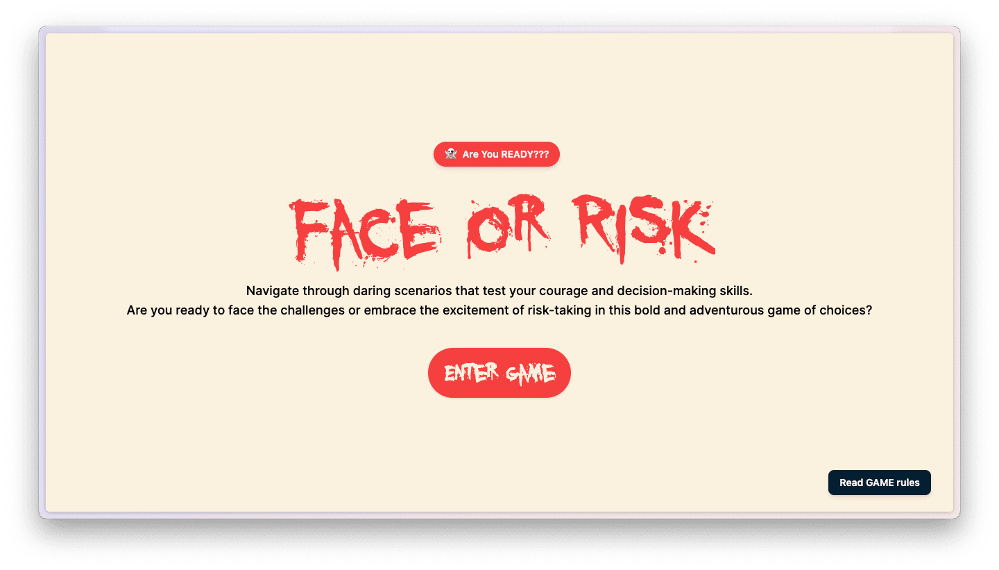 Face Or Risk