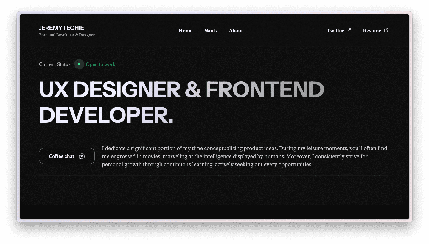Previous Portfolio
