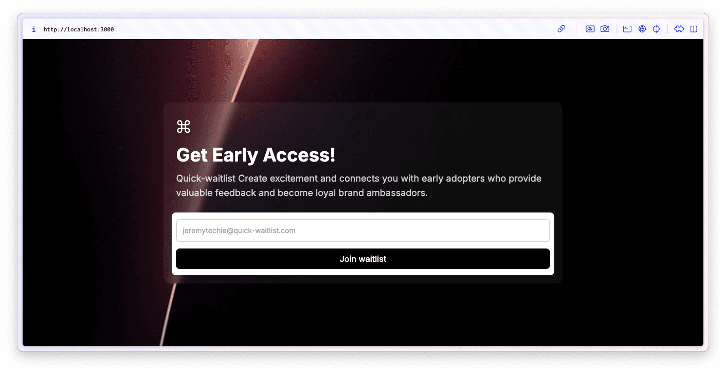 Quick Waitlist